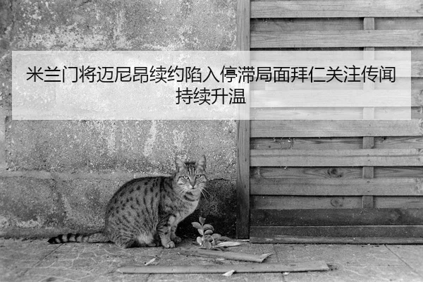 米兰门将迈尼昂续约陷入停滞局面拜仁关注传闻持续升温